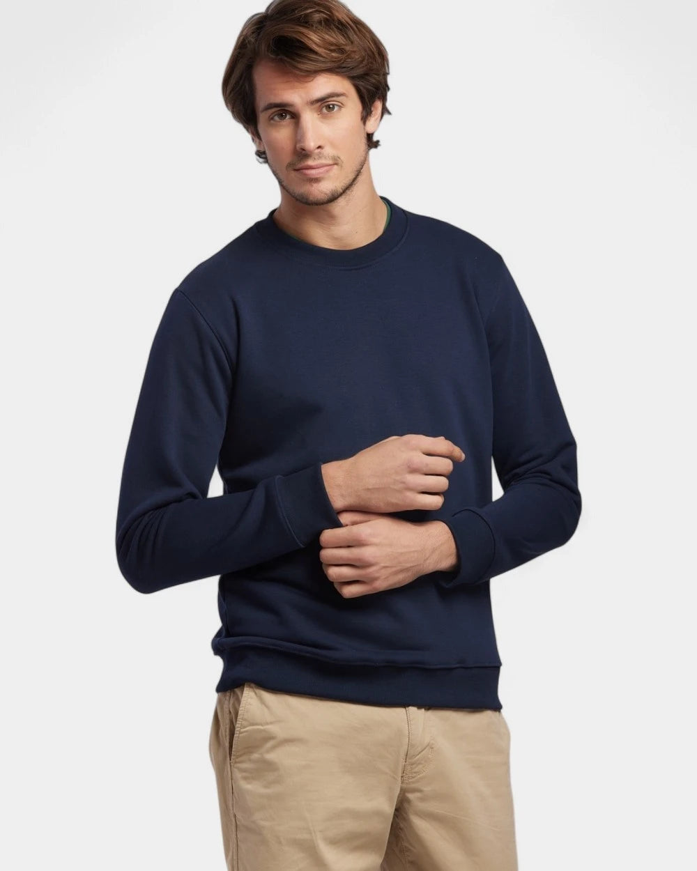 Sweatshirt met ronde hals Made in France, te personaliseren - 1